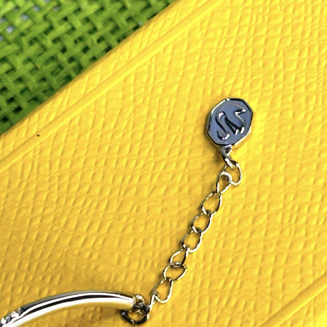 美品✨ SWAROVSKI スワロフスキー Volta  リボン バングルブレス