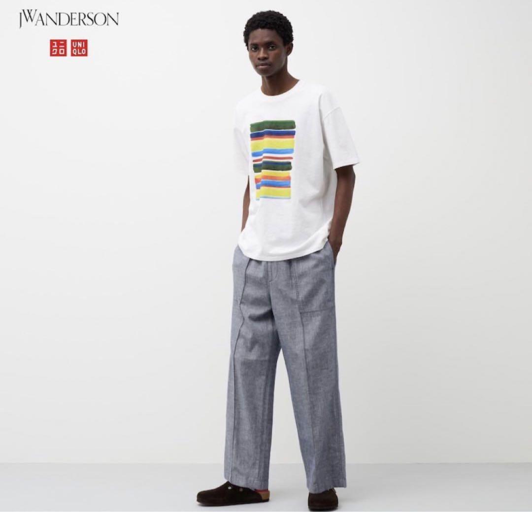 UNIQLO JW ANDERSONリネンブレンドイージーパンツユニクロ