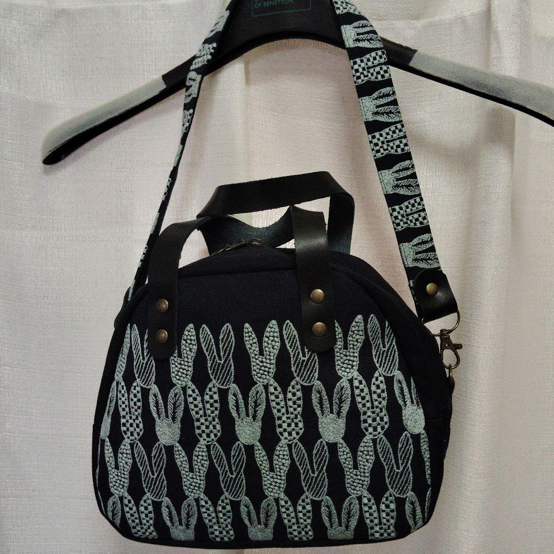 100㎞圏内無料配達 週末 ミナペルホネンpomppia2wayショルダーバッグ 穏やかな