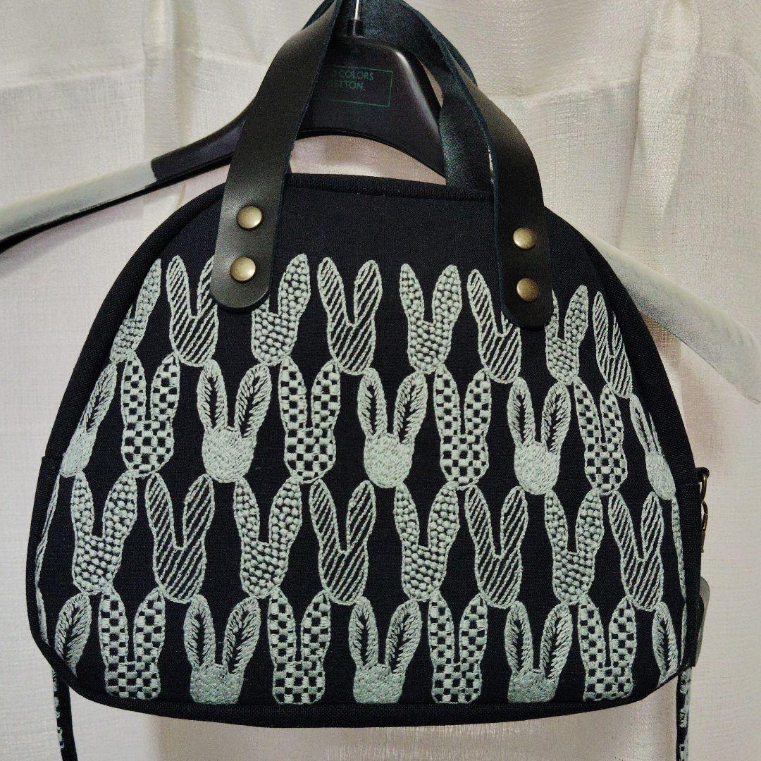 週末 ミナペルホネンpomppia2wayショルダーバッグ