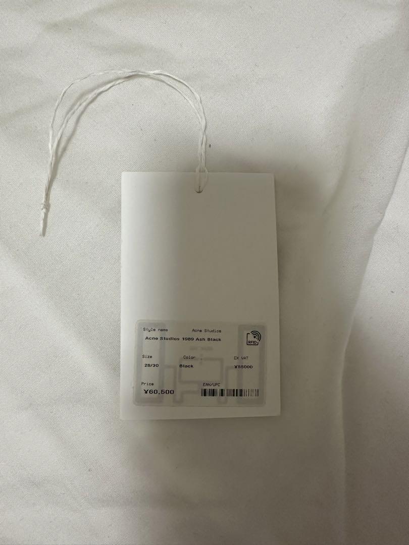 Acne studios 1989 Ash Black 28×30 画像5