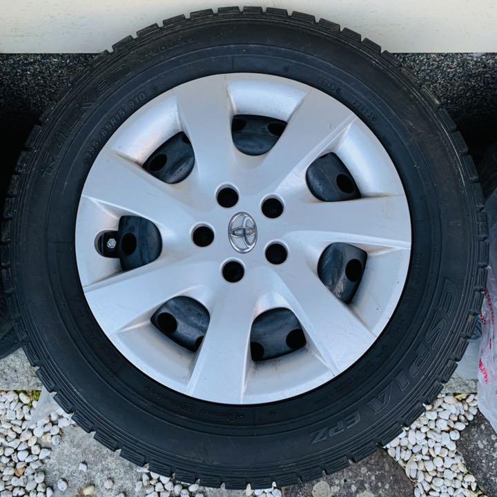 人気SALE送料無料 195 中古スタッドレススチールセット プリウス uw5Vt-m92439410774 65R15 トヨタ純正 低価送料無料