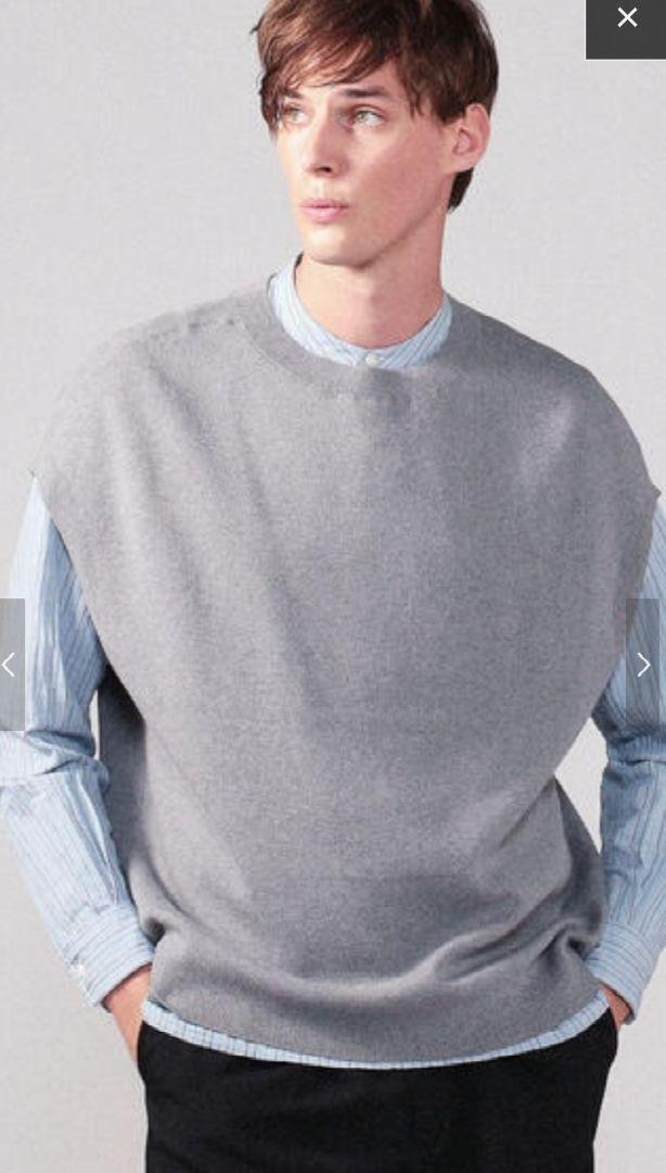 steven alan ケーブルニットベスト グレー steven alan ケーブルニットベスト グレー