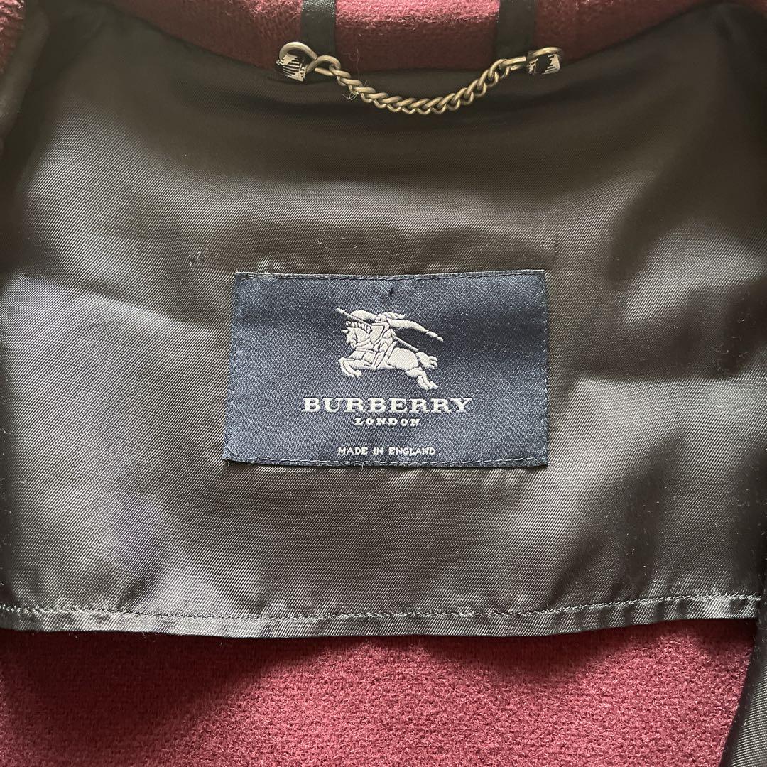 BURBERRY バーガンディ ダッフルコート