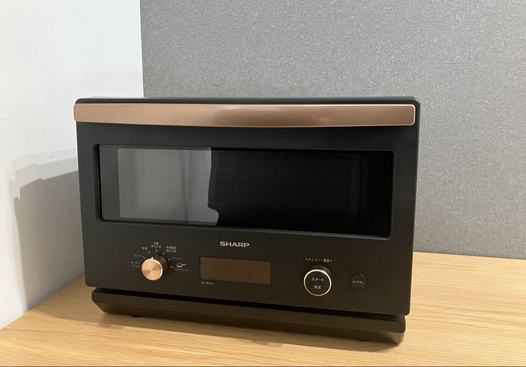 【ジャンク品】SHARP オーブンレンジ RE-SD18A SHARP シャープ オーブンレンジ RE-SD18A-B（ブラック系） 電子