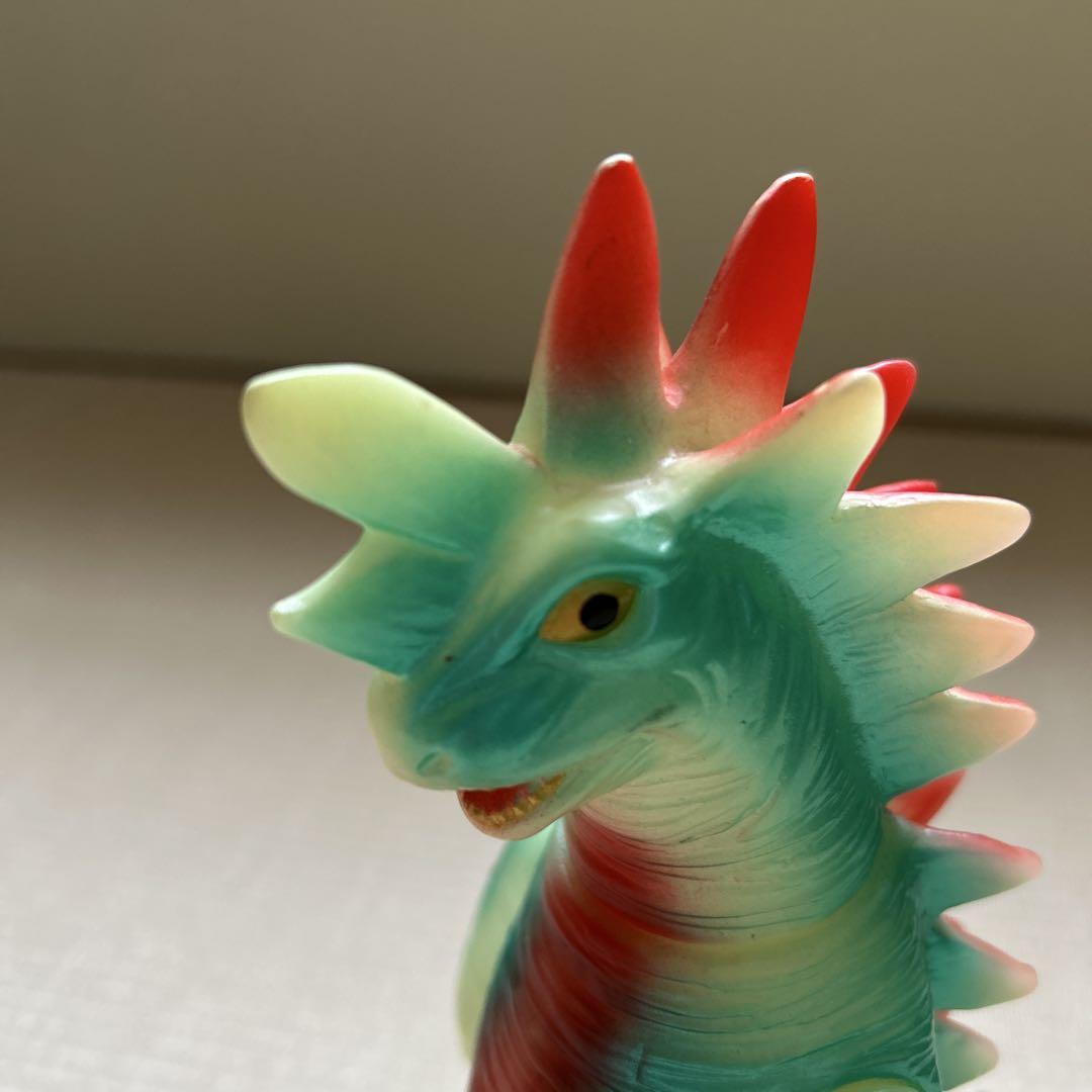 安価 ブルファクト 怪獣フィギュア 特撮 ソフトビニール 青緑色 特撮