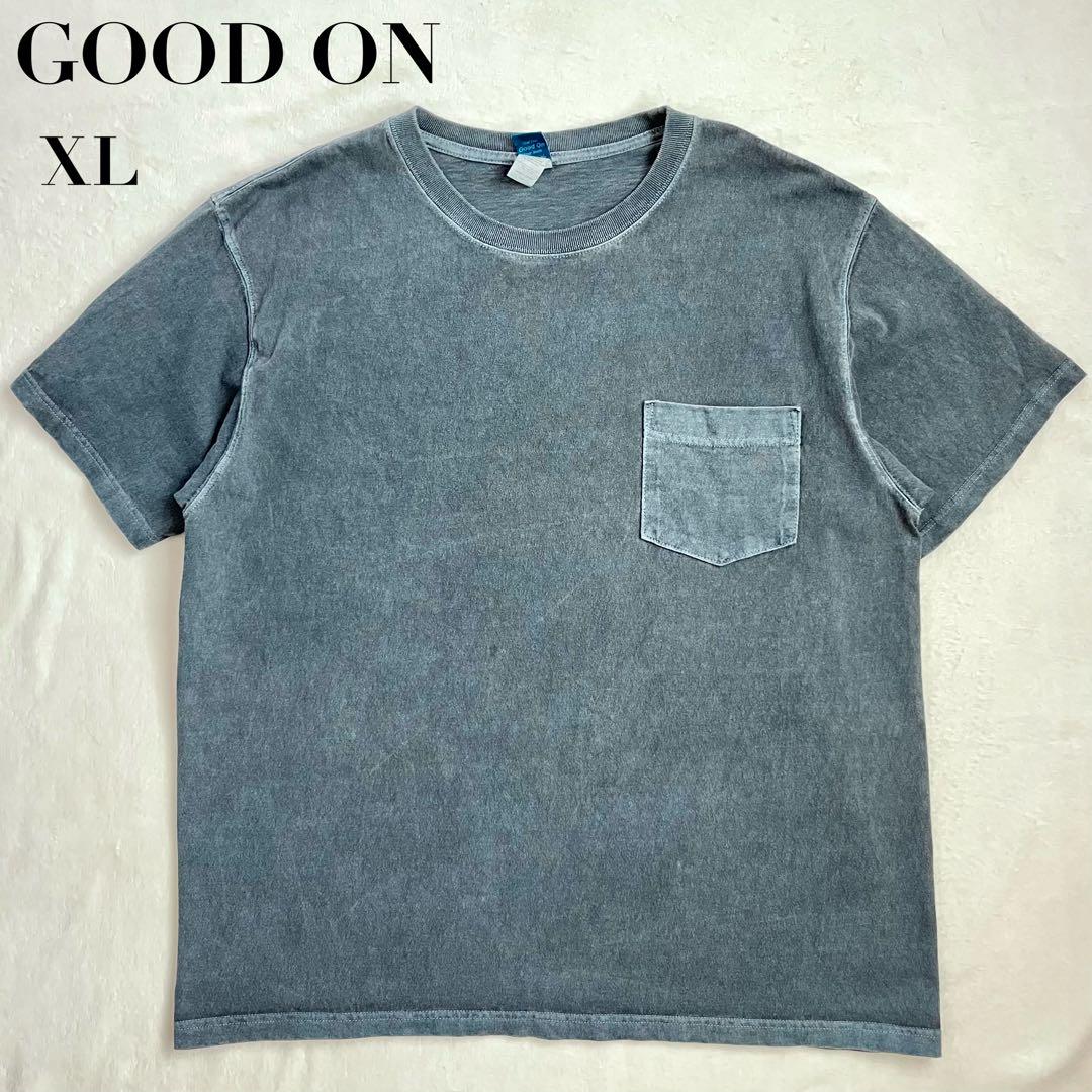 GOOD ON Tシャツ XL 後染め グッドオン 日本製 製品染め