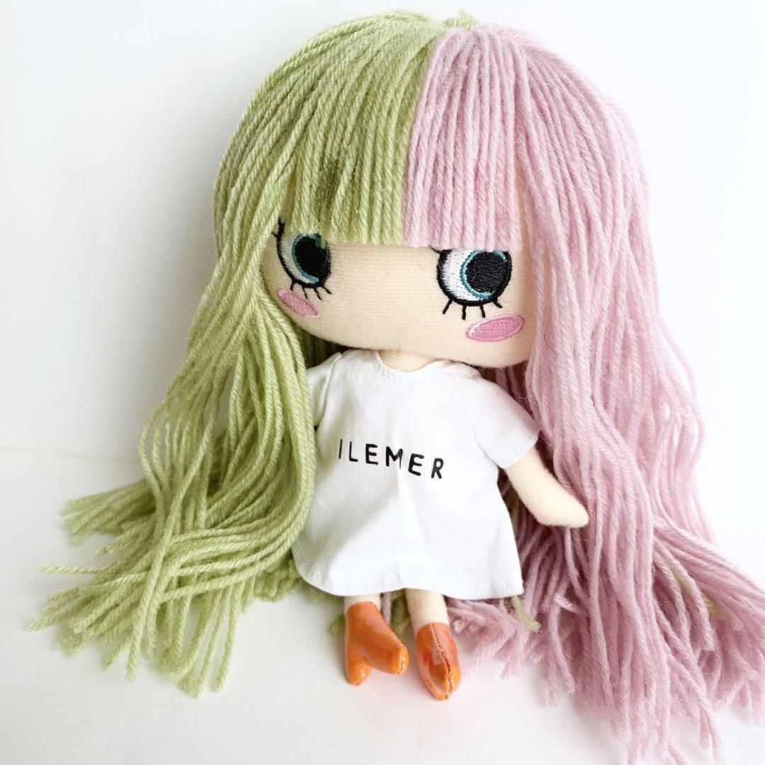 新作❗️リメイクドール イーマリー 前髪 ロングヘアー ストロベリー＆ピスタチオ