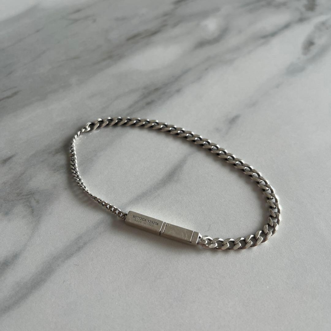 ボッテガ シルバーチェーンブレスレット