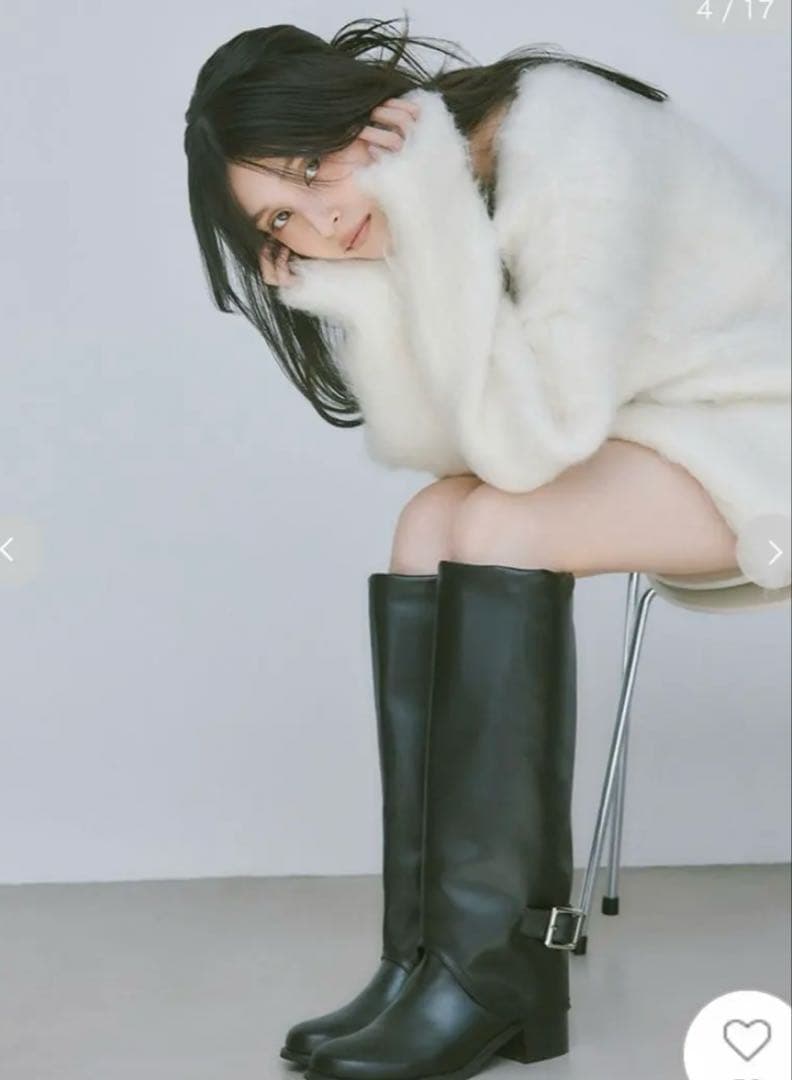 FRAY I.D ゲートルロングブーツ ブラック24cm