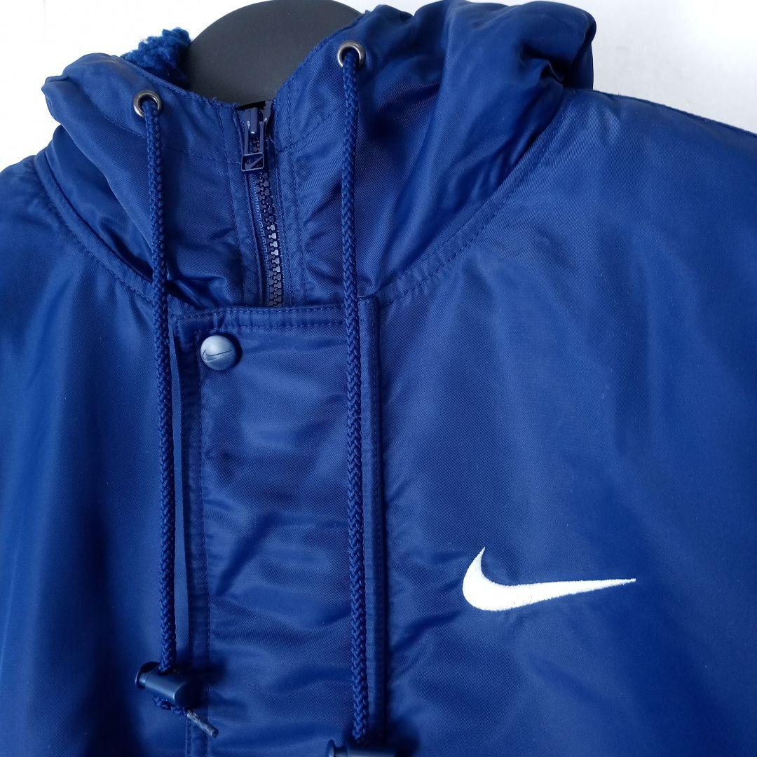 ナイキ NIKE 中綿ナイロンベンチコート メンズM スウォッシュ刺繍ロゴ