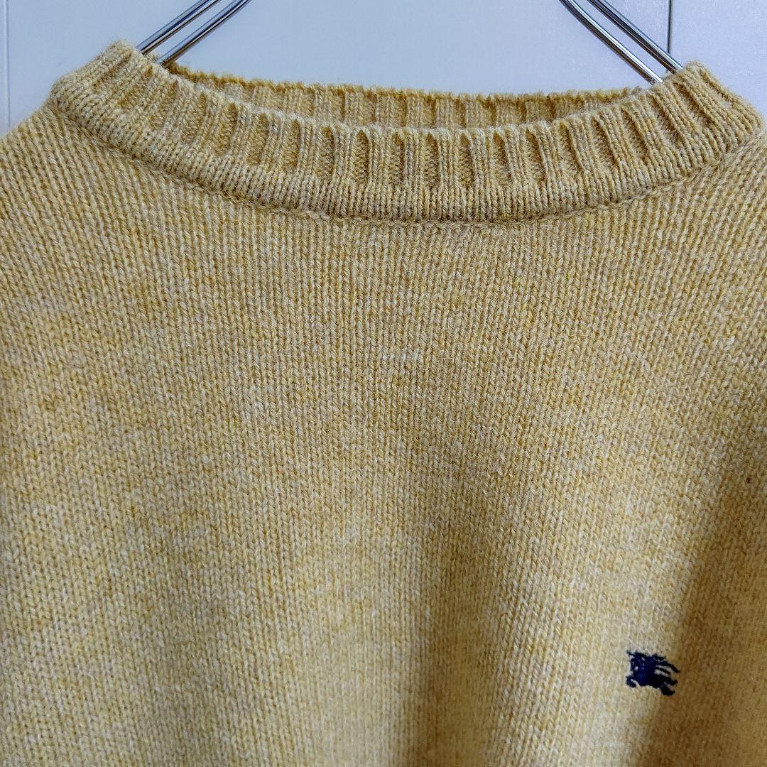 【送料無料】【美品】BURBERRY LONDON サイズLL/ロゴニット