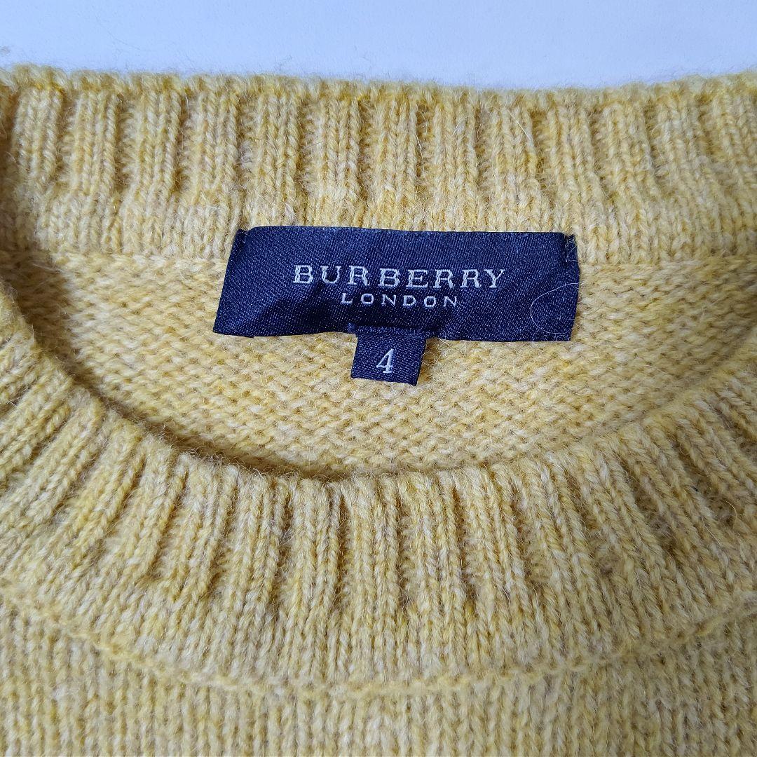 【送料無料】【美品】BURBERRY LONDON サイズLL/ロゴニット