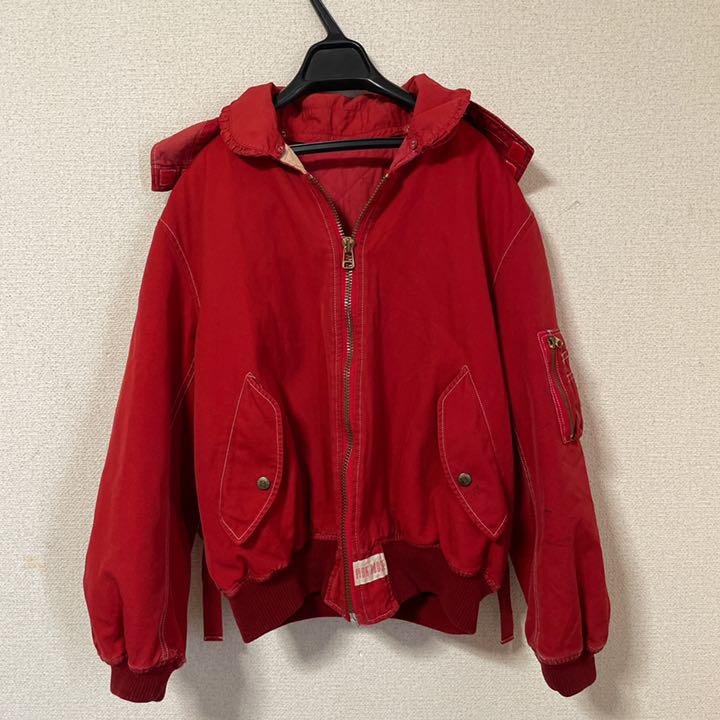 ベビーピンクハウス ブルゾン レッド フリル ガーベラ ジャケット ワッペン