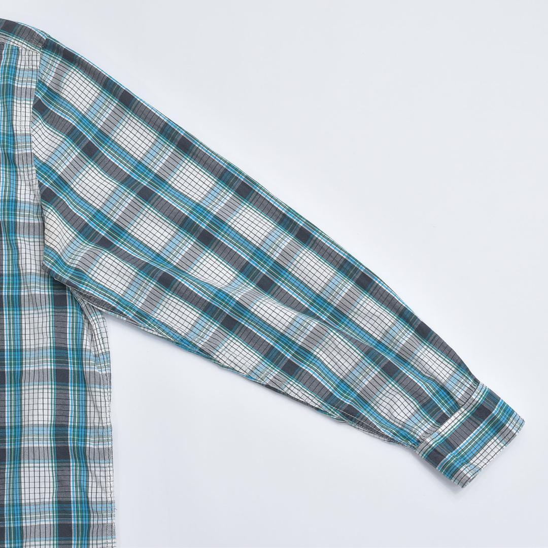 00s〜Levi'sリーバイス 背にドクロ プリント デザイン チェック シャツ