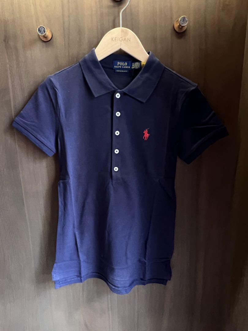 PoloRalphLaurenスリムフィットストレッチ ポロシャツXS ネイビー