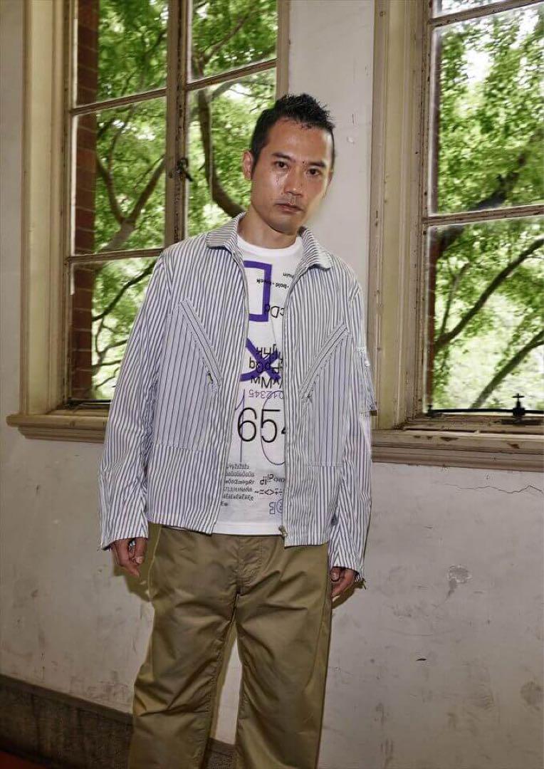 JUNYA WATANABE MAN 2021SS ストライプブルゾン L JUNYA WATANABE MAN 2021SS ストライプブルゾン L