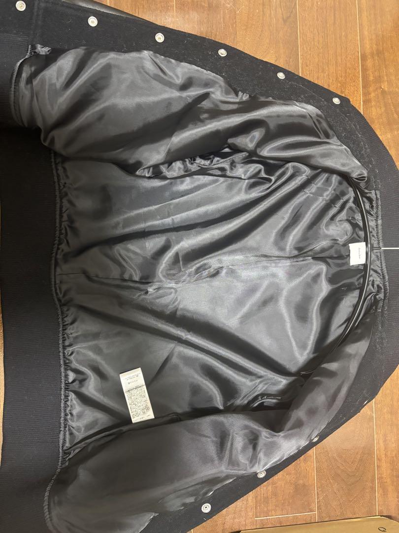 spick and span スタジアムジャンパー 黒 36 2022aw