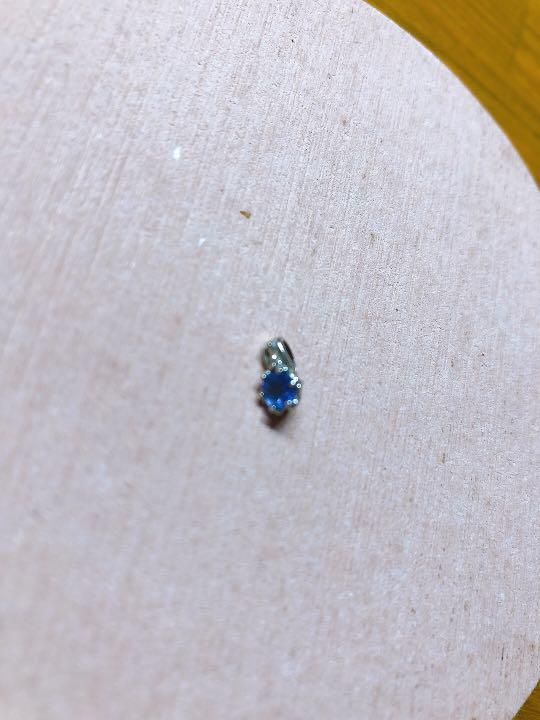 値下げ！ペンダントトップ　タンザナイト　K18WG