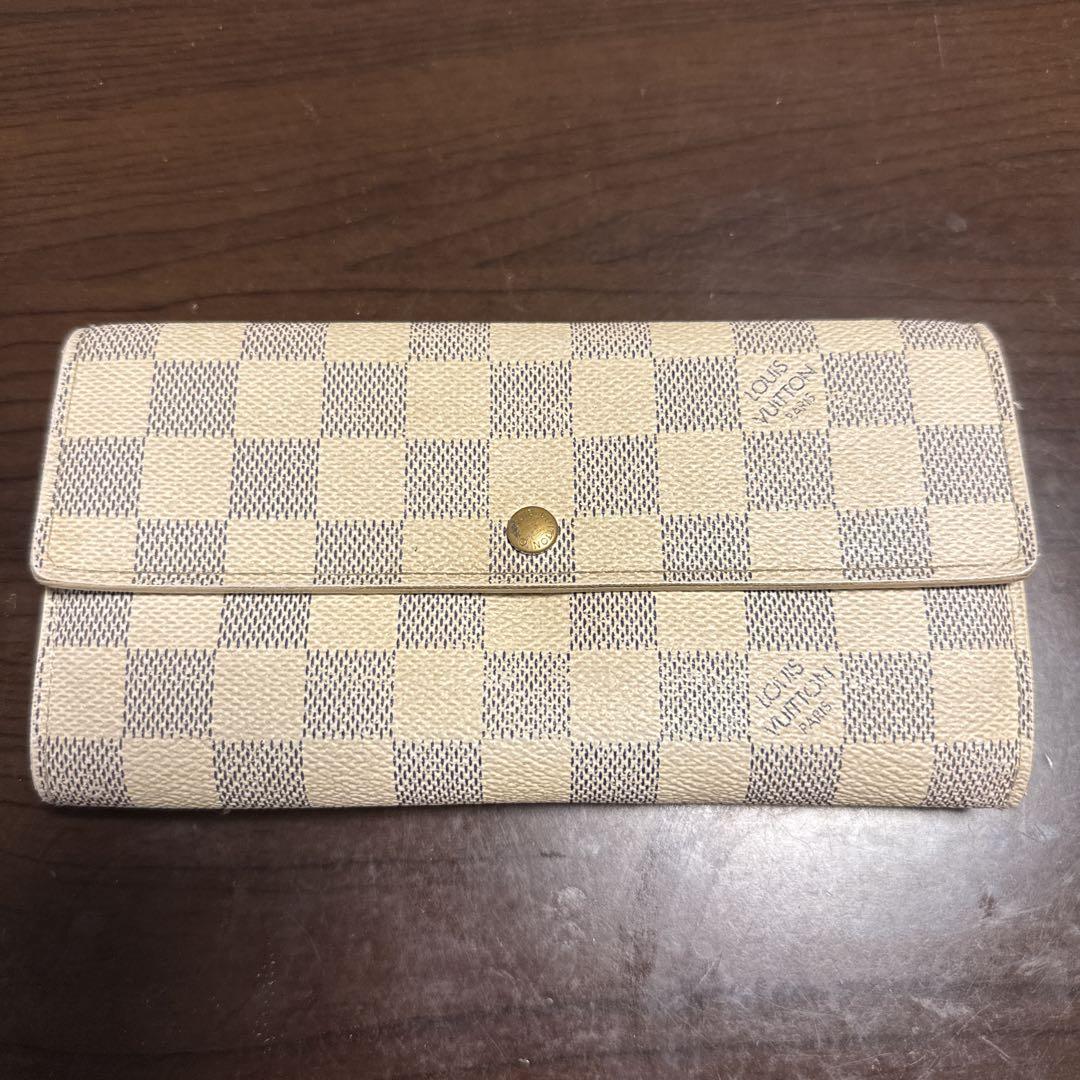 LOUIS VUITTON ダミエ・アズール 長財布