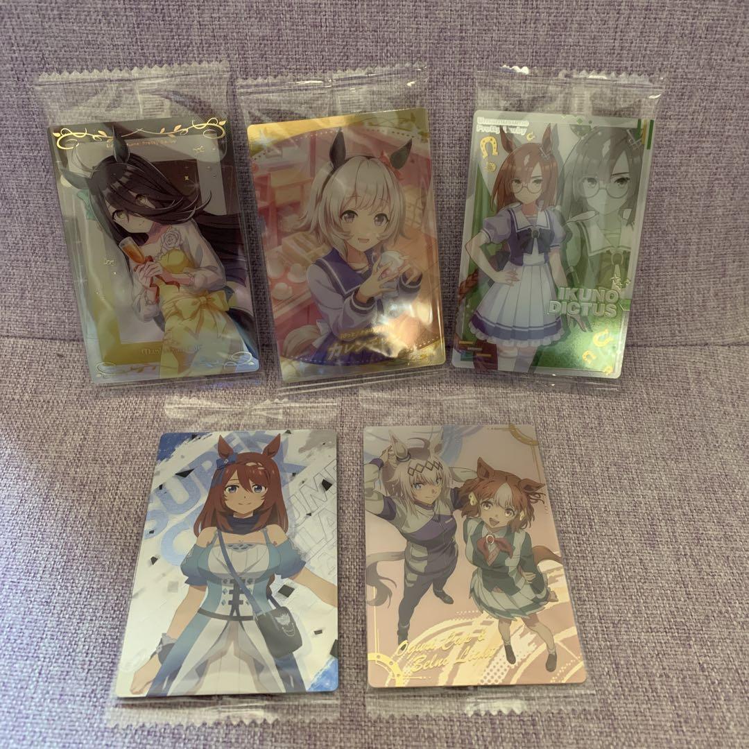 ウマ娘 アニメキャラクター ウエハースカードセット 5枚 - メルカリ