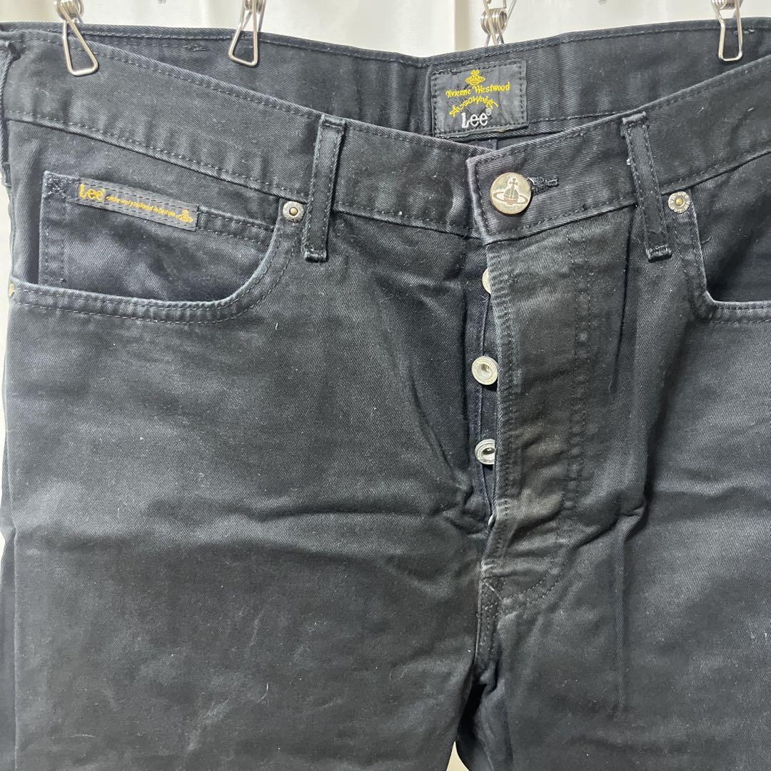 Lee Vivienne Westwood 黒 チノパン W32 L34