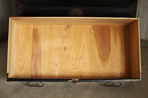 丸金具庄内箪笥　3段　タンス　収納　古家具　古民家　時代家具
