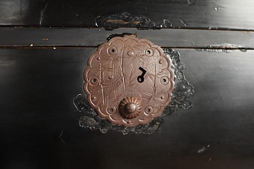 丸金具庄内箪笥　3段　タンス　収納　古家具　古民家　時代家具
