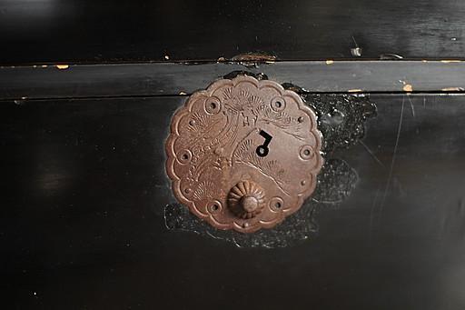 丸金具庄内箪笥　3段　タンス　収納　古家具　古民家　時代家具