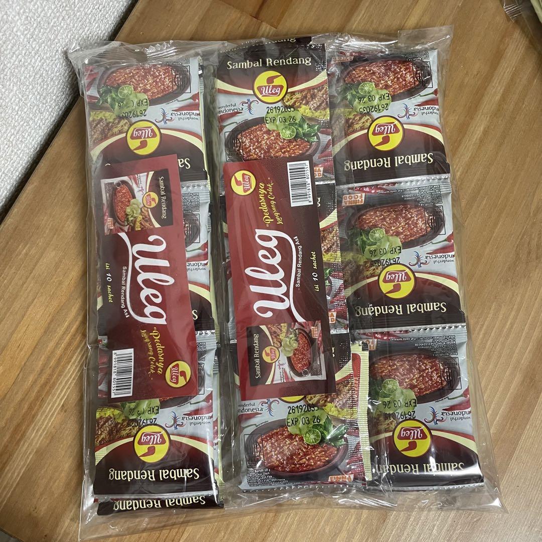 Bibiyuchi　NutriSari とuleg sambal まとめて