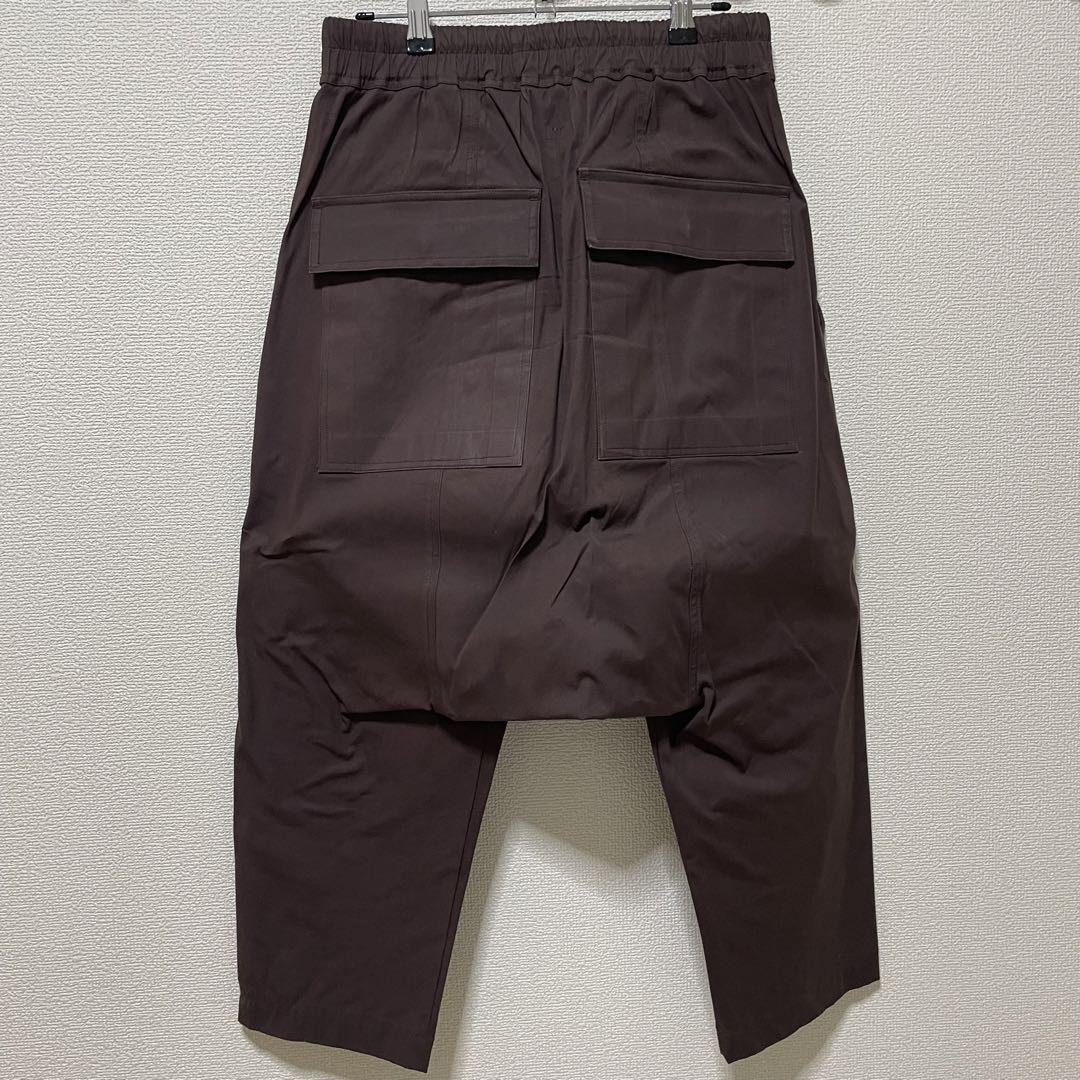 owensダークブラウン サルエルパンツ