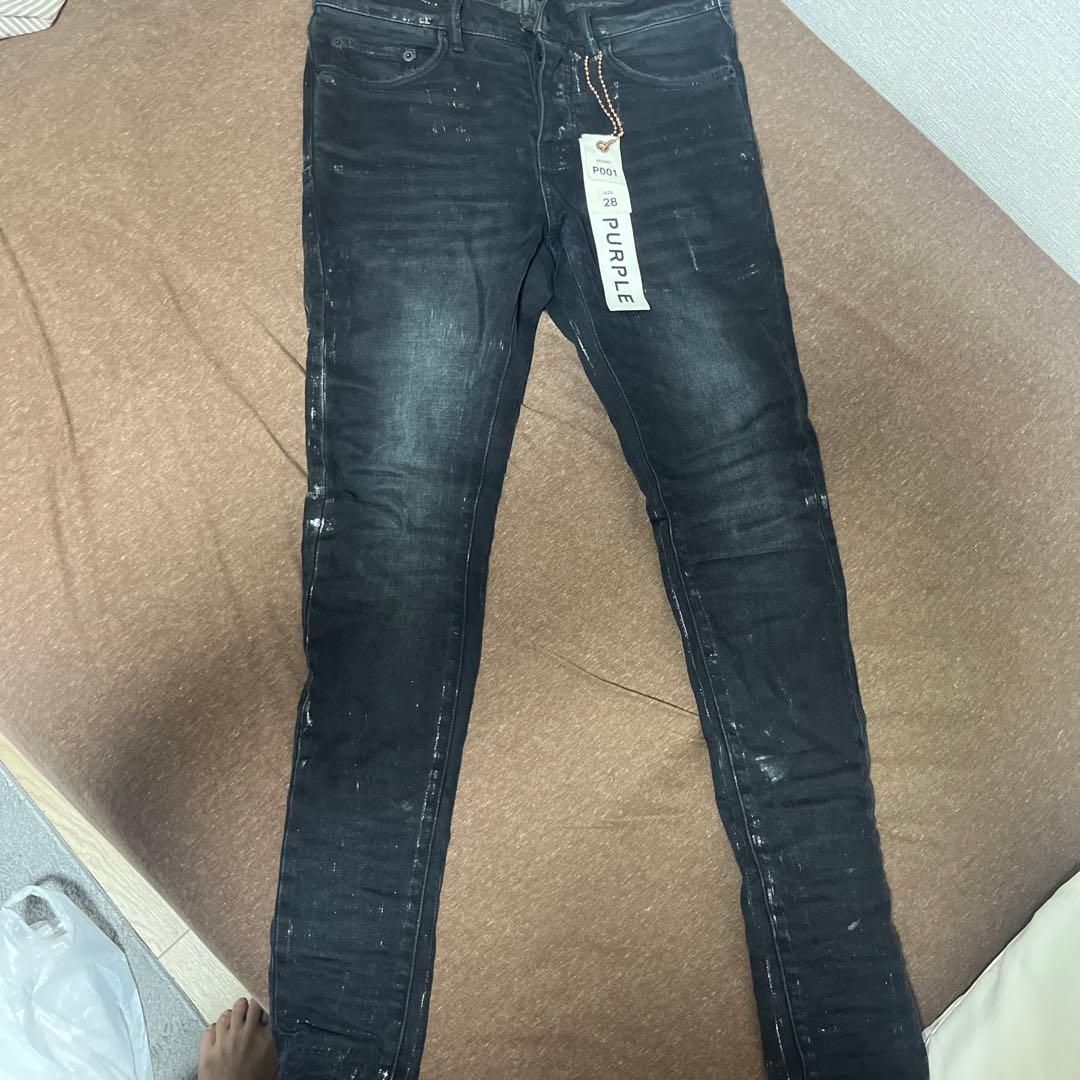 PURPLE スキニーデニム P001 28S