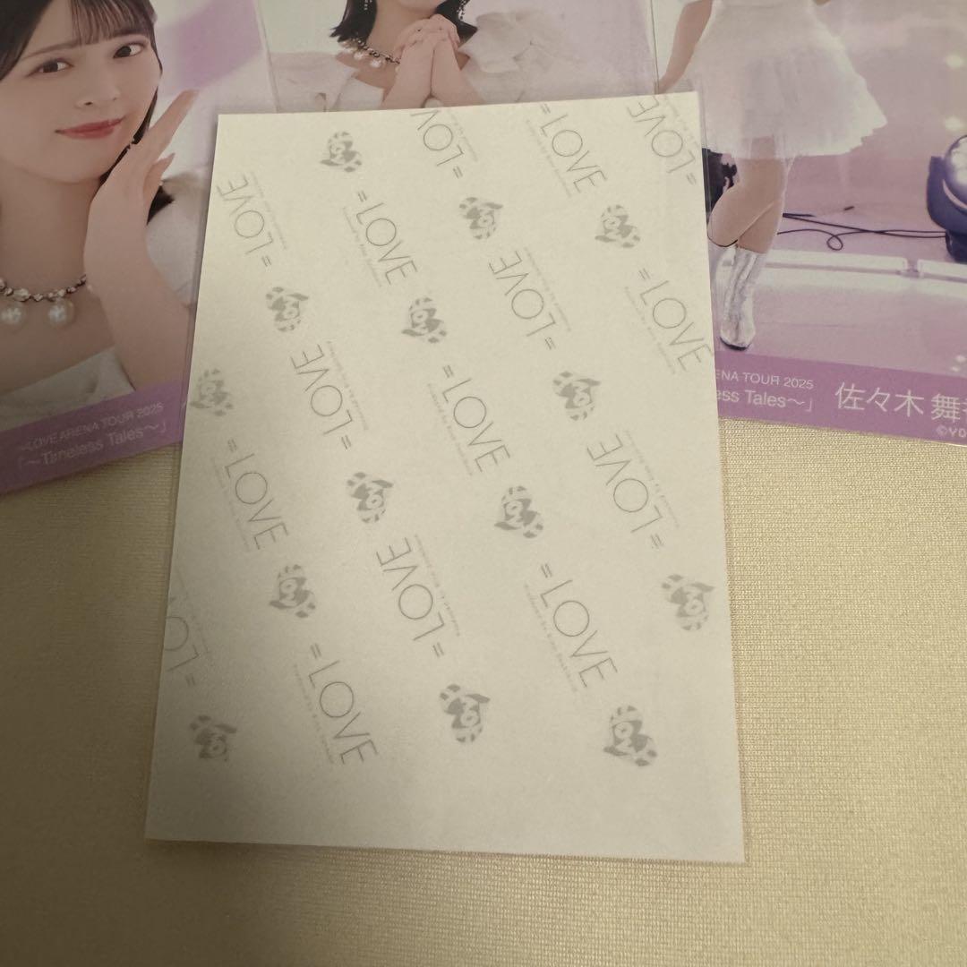 生写真 佐々木舞香 直筆 コンプ付き - メルカリ