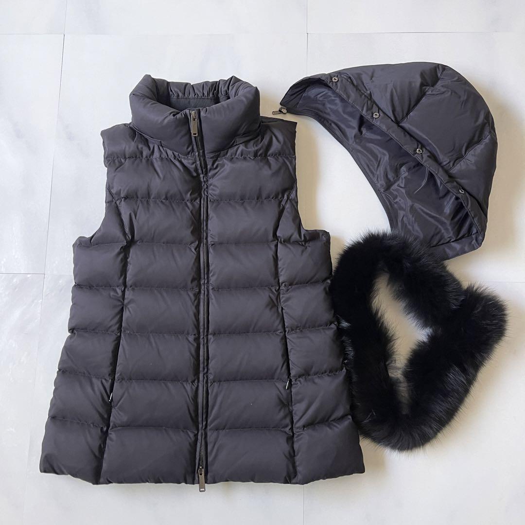 極美品 マッキントッシュロンドン ダウンベスト フォックス