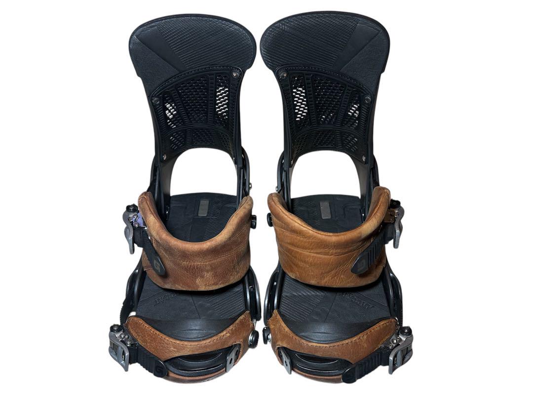 スノーボード ビンディング Burton MALAVITA レザー Mサイズ