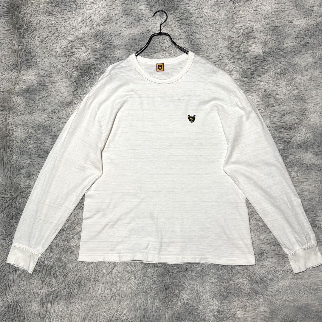 【希少サイズ】ヒューマンメイド ロンＴ バックビッグロゴ 袖プリント 2XL