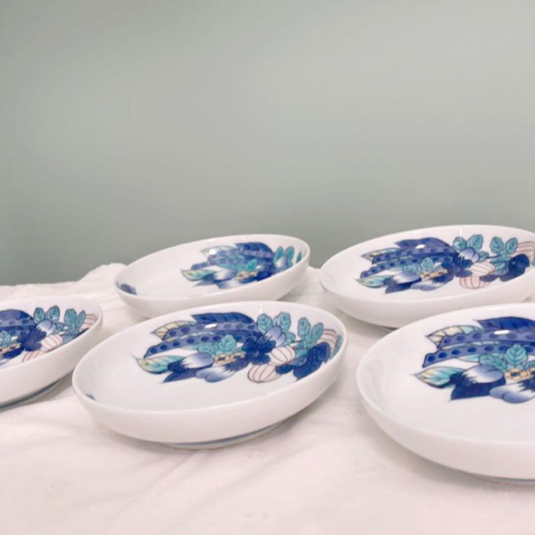 伊万里 畑萬陶苑 野菜尽くし 4寸丸皿揃 伊万里 畑萬陶苑 野菜尽くし 4寸丸皿揃