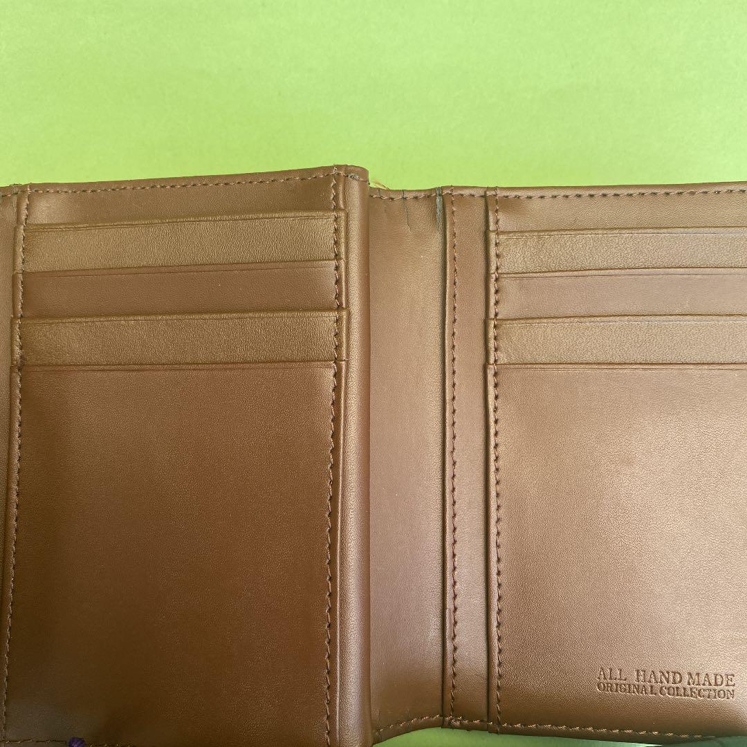 ALL HAND MADE ヴァレンチーノVALENTINO 三つ折り革財布 ALL HAND MADE ヴァレンチーノVALENTINO 三つ折り革財布