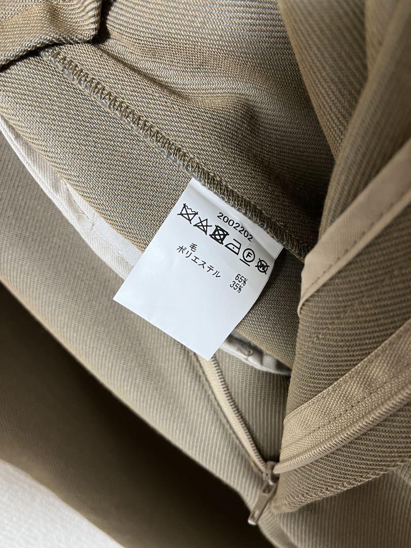 新品 Barbour 2プリーツ パンツ 38 ベージュ チノパン スラックス