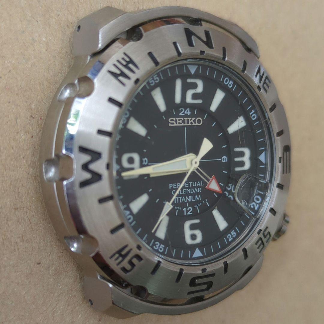 セイコー SEIKO 8F56-0070 ランドレック チタン 【ジャンク】