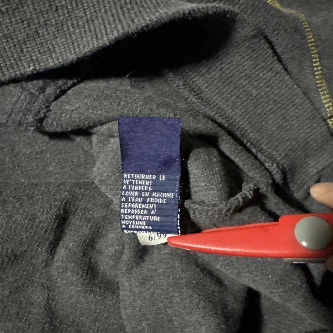 90s TOMMY JEANS トミージーンズ　刺繍 パッチ フーディ XL