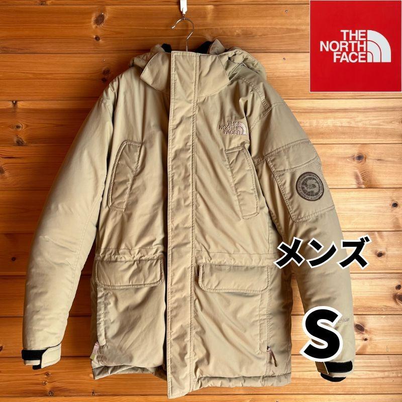 メンズ ノースフェイス ベージュ ダウン ジャケット レディース S マクマード