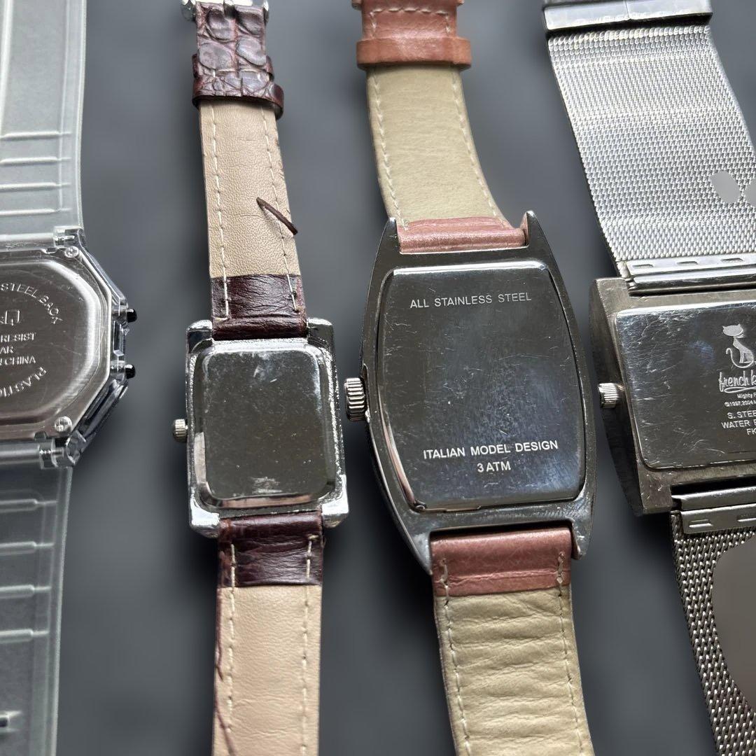 稼働　腕時計　セット デジタル　クォーツ