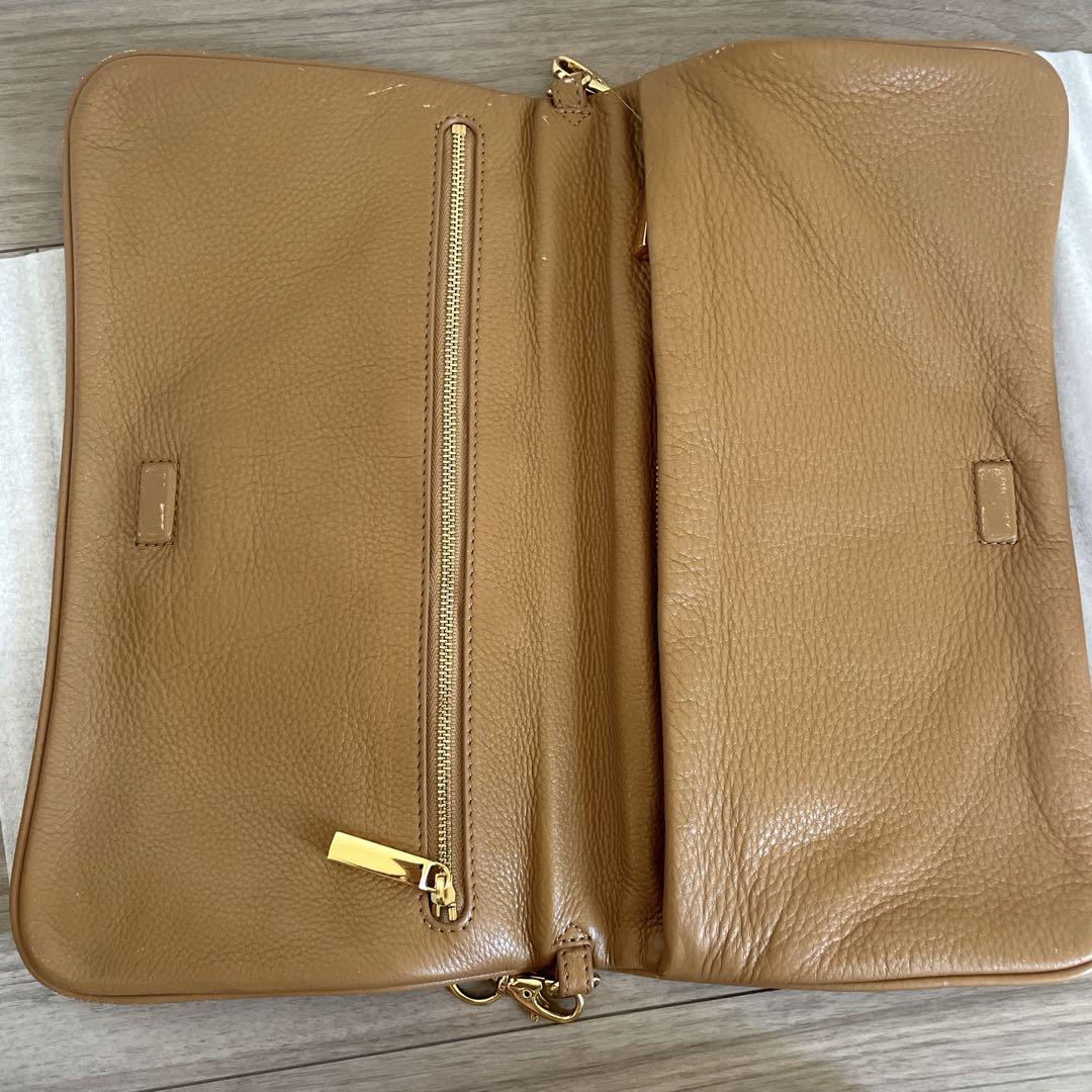 トリーバーチ 2wayショルダーバッグ ゴールド金具 クラッチバッグ