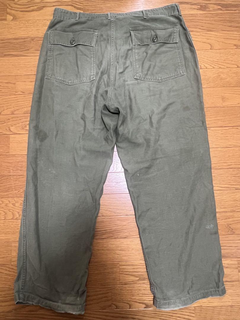 70s 米軍 OG107軍パンベイカーパンツ 42✖️31