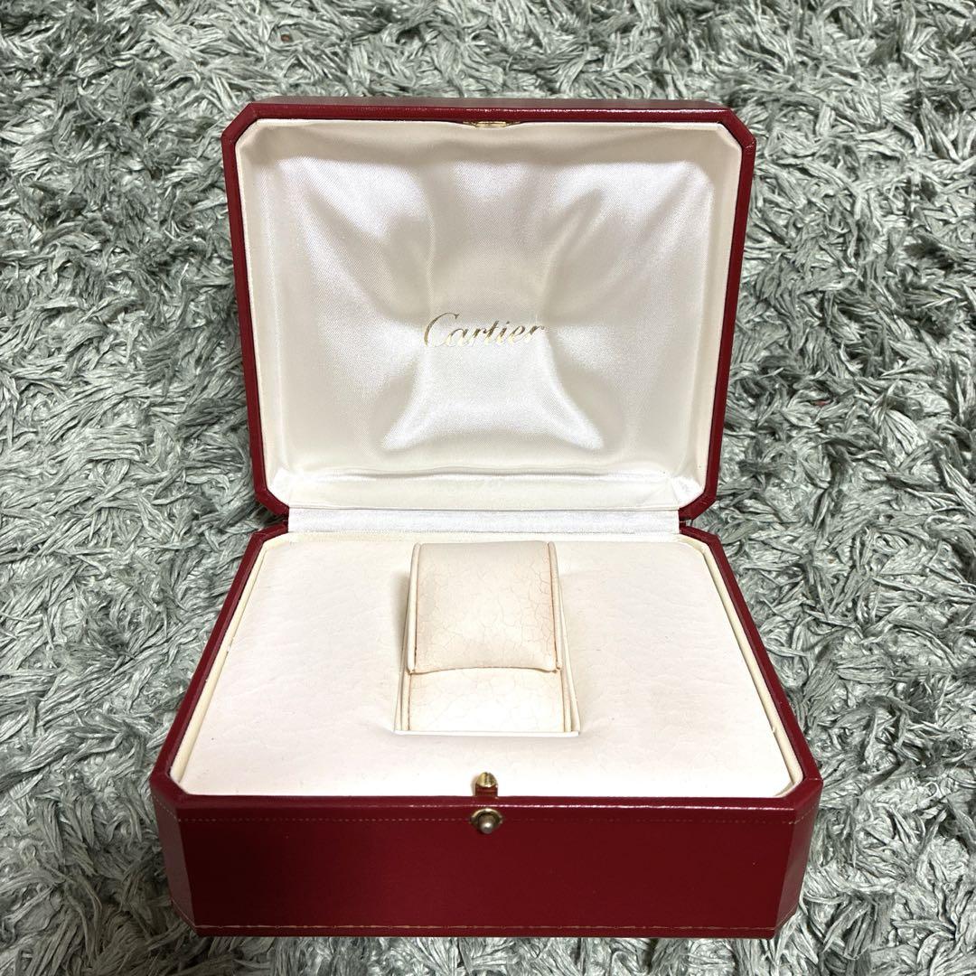 Cartier 赤 レザー 時計ボックス ジュエリーケース 時計
