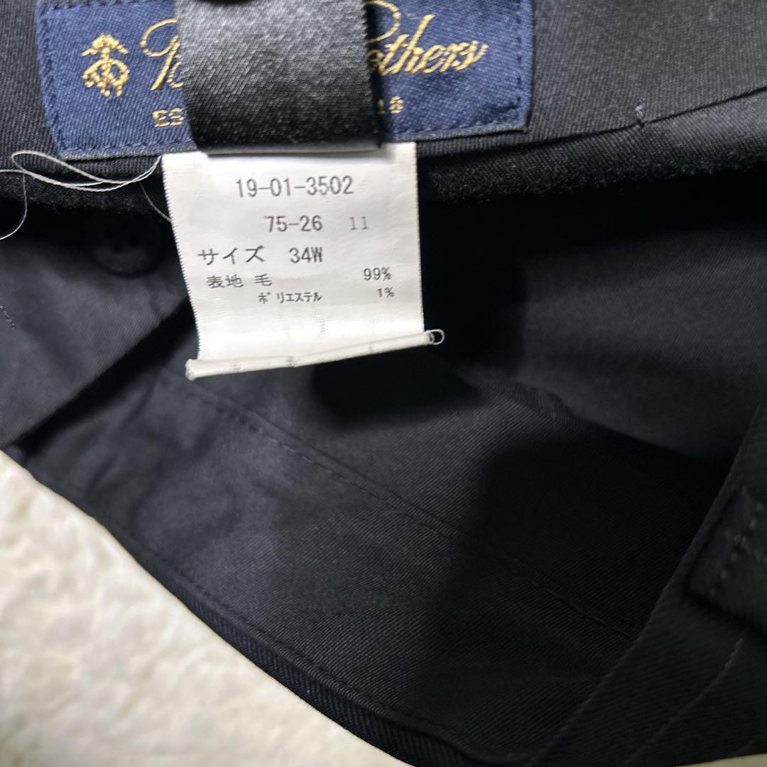 ✨美品✨ブルックスブラザーズ スーツ ネイビー ストライプ Lサイズ