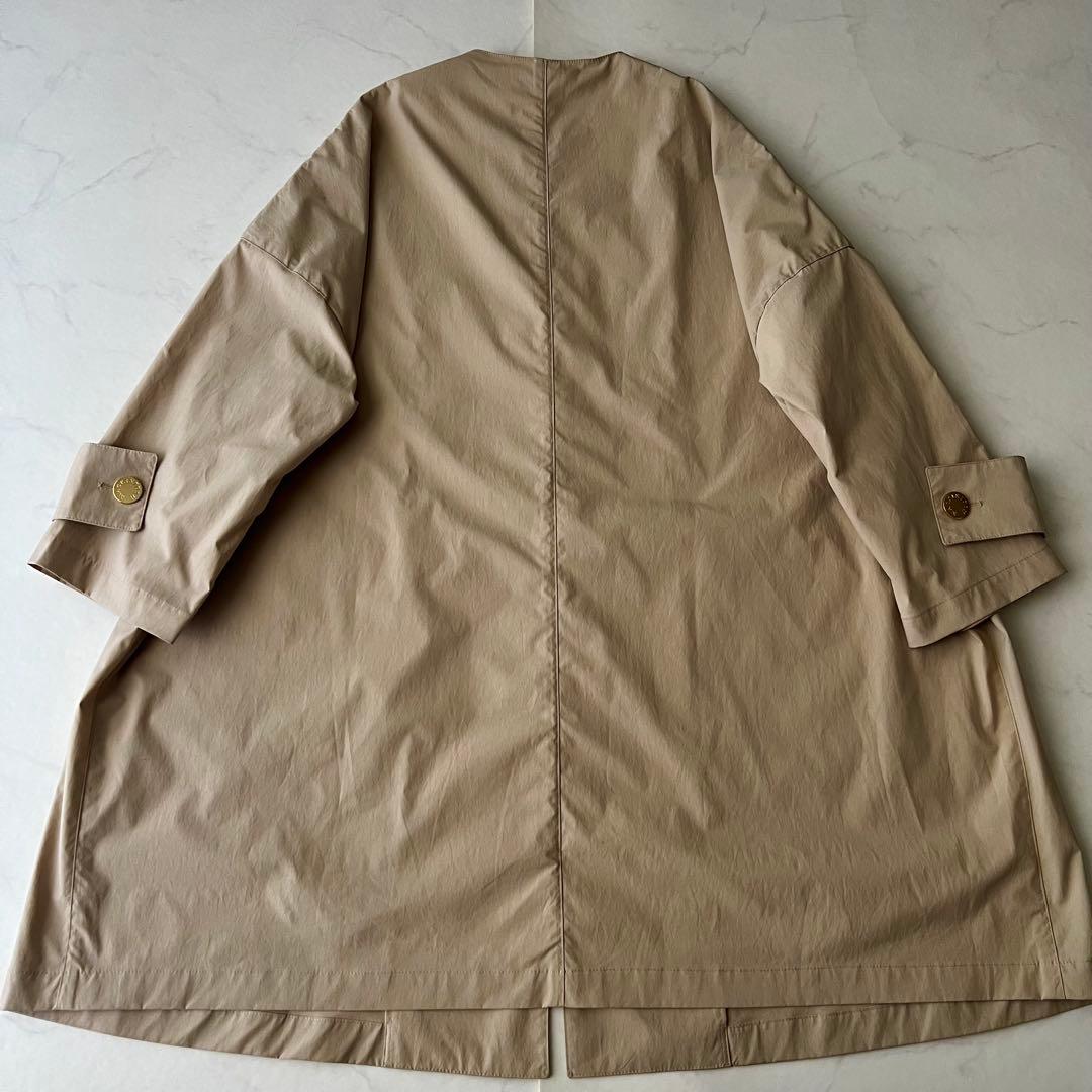 マッキントッシュ HUMBIE ノーカラー コート 金ボタン 2 M ベージュM・Mackintosh WWW_OLIVIERBERNSTEIN_COM