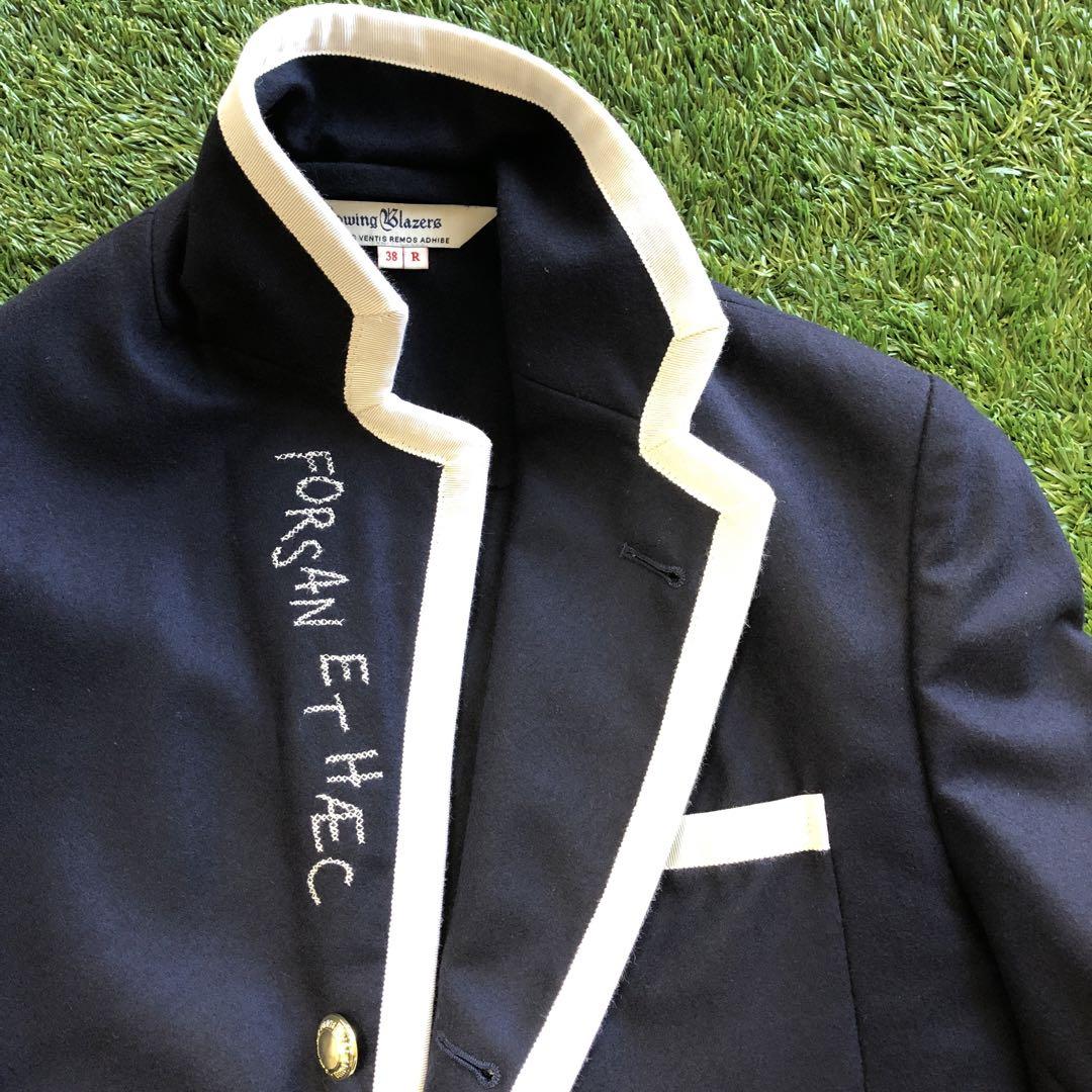 Rowing Blazers ジャケット 38R 米国製 紺ブレ 高級ハンガー付