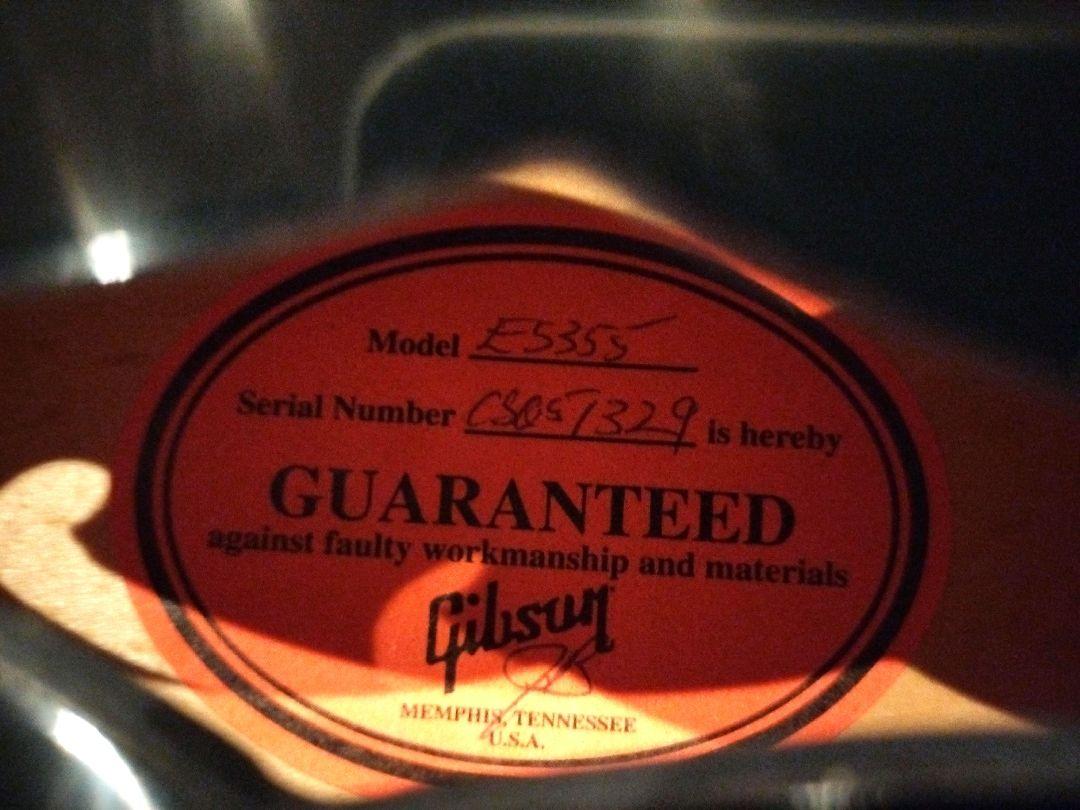 ギター Gibson CS ES-355 Bigsby VOS Ebony